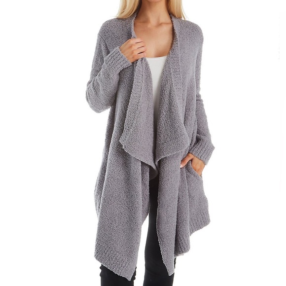 UGG Sweaters - UGG Phoebe Wrap Cardigan Sweater Gray Open Front Soft Cozy Lounge Wear